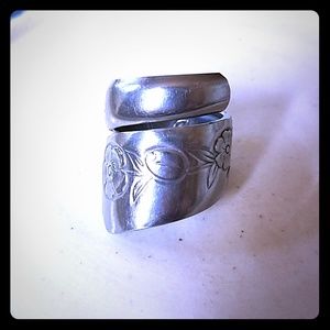 Vintage Silver Spoon Ring